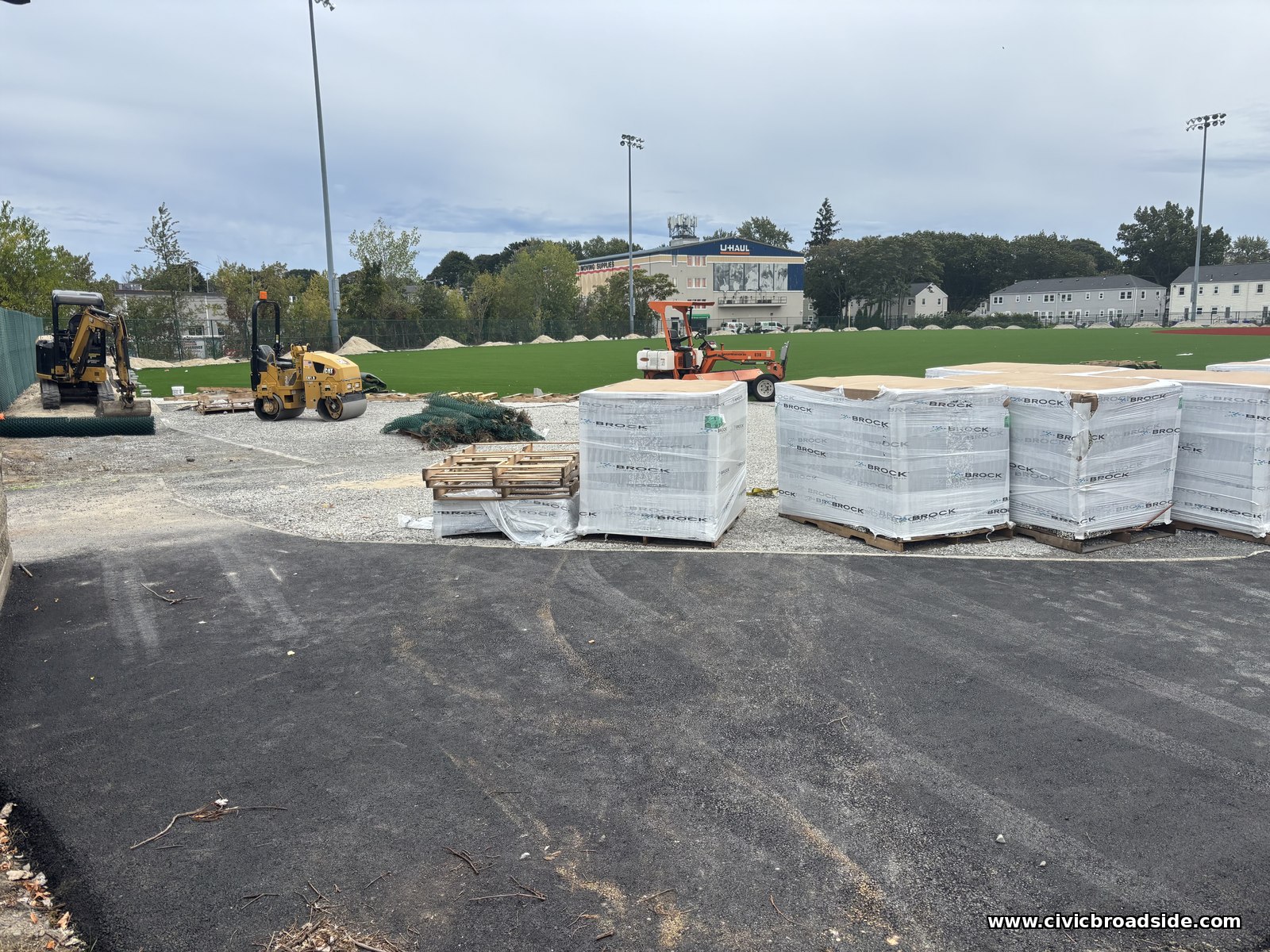 Maplewood Park turf renovation work underway