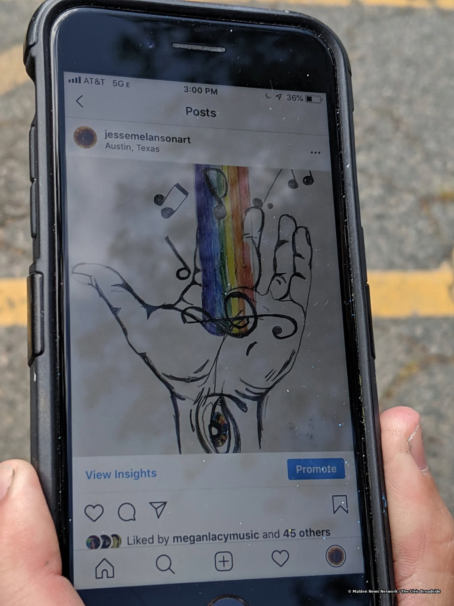 Jesse Melanson's original concept drawing
