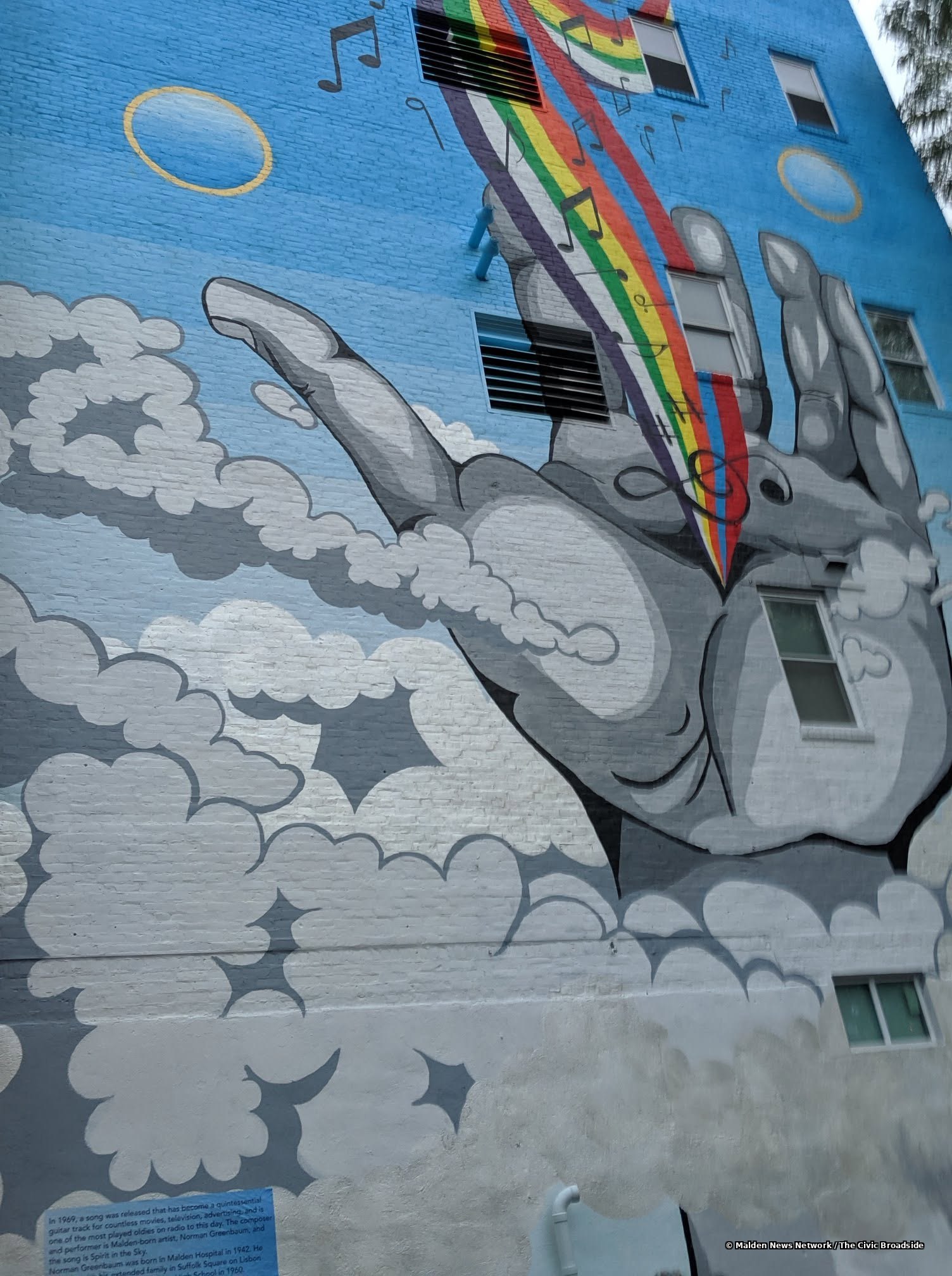 The finished mural, full view