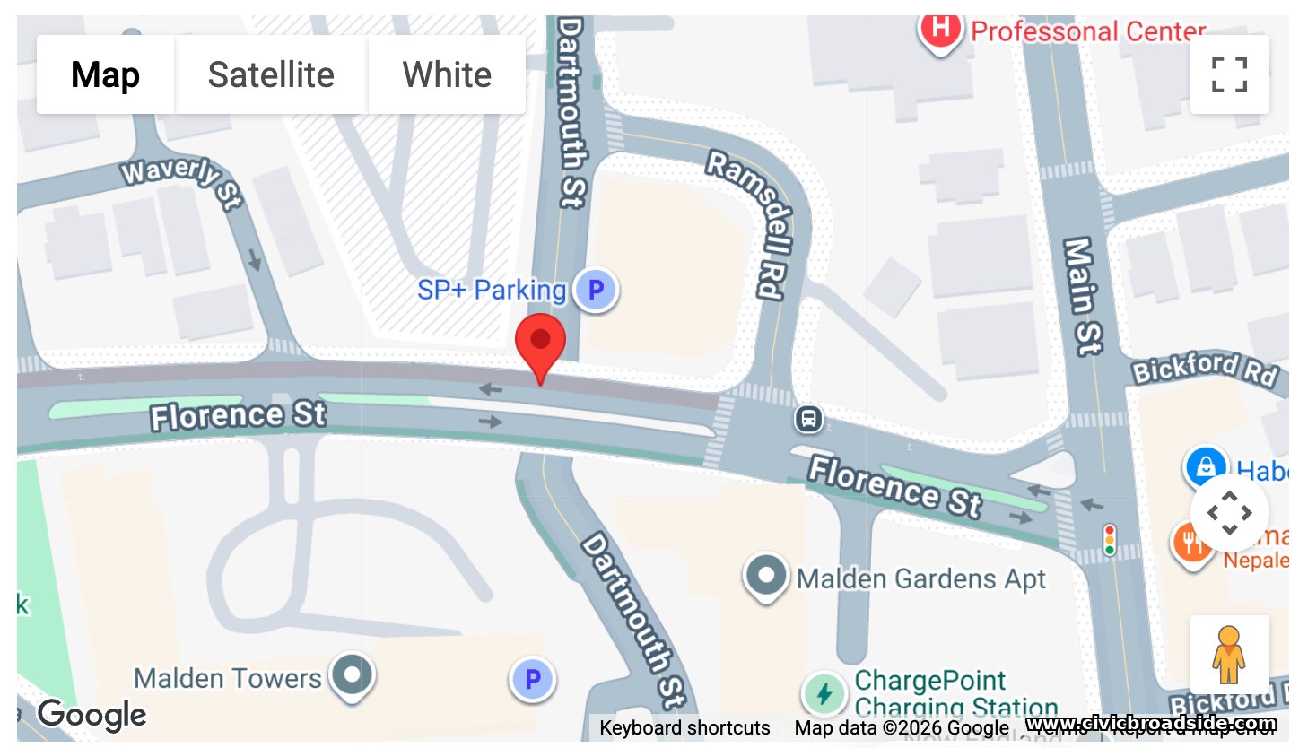 Florence Street, map view