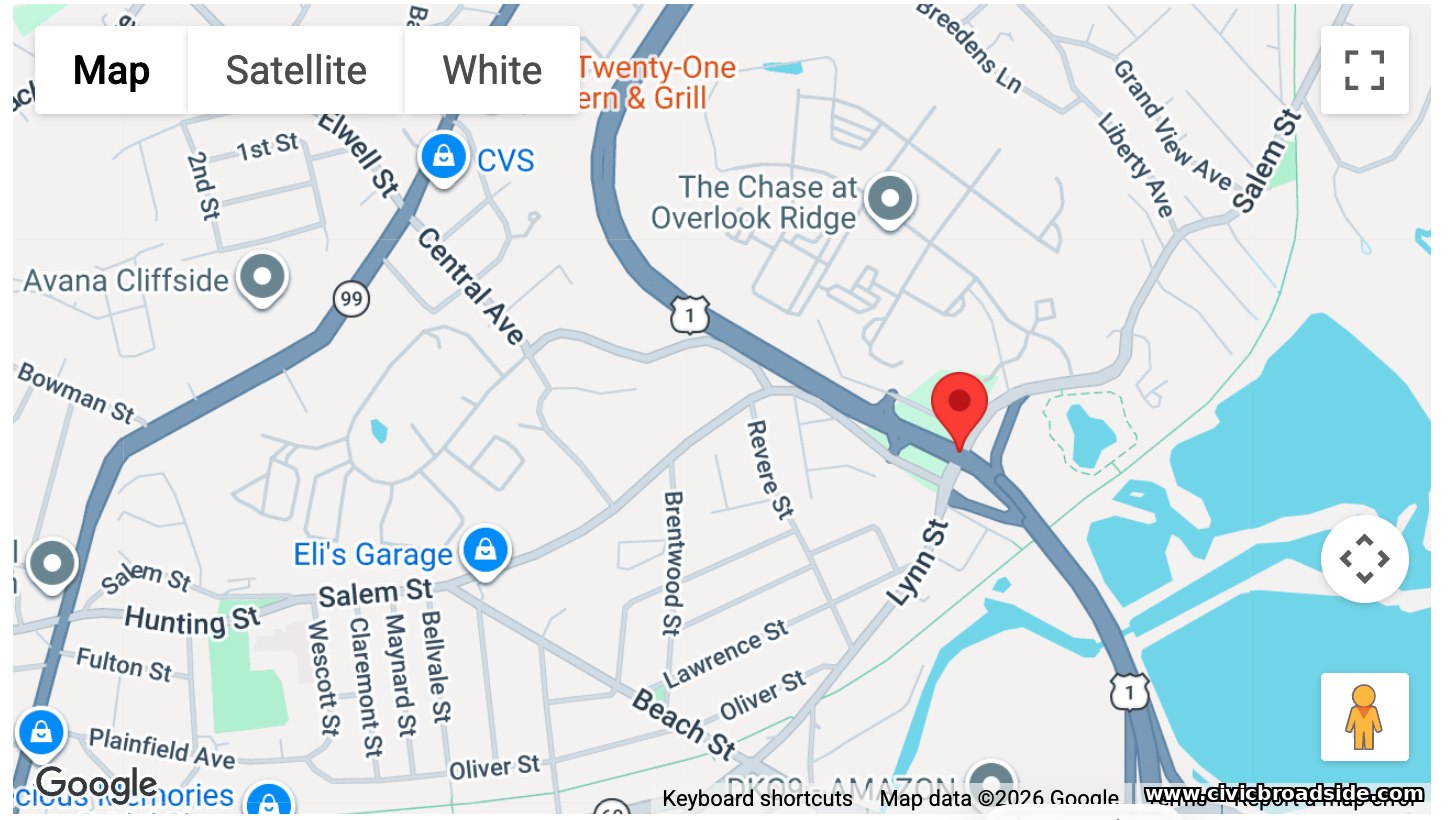 Lynn Street Route 1, map view
