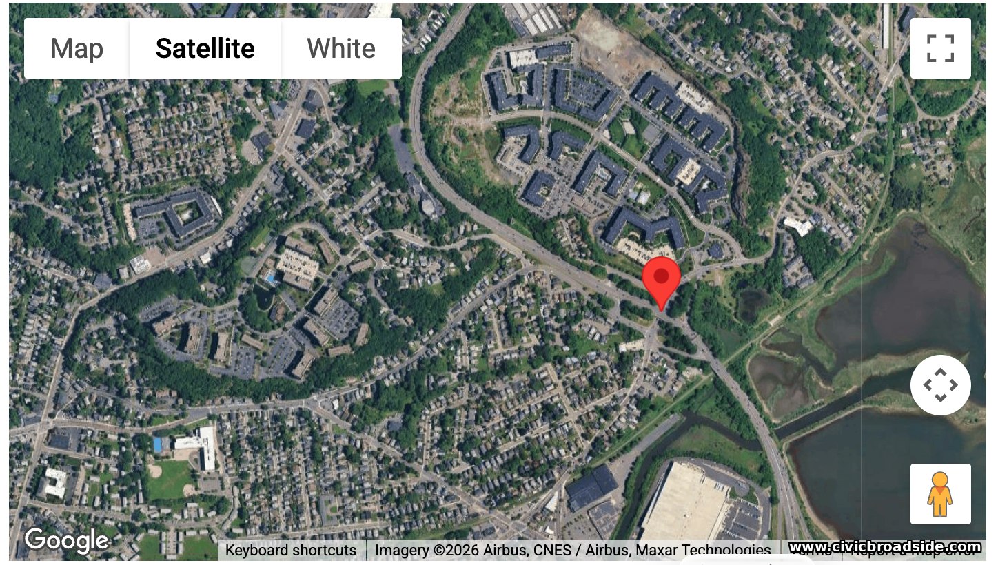 Lynn Street Route 1, satellite view