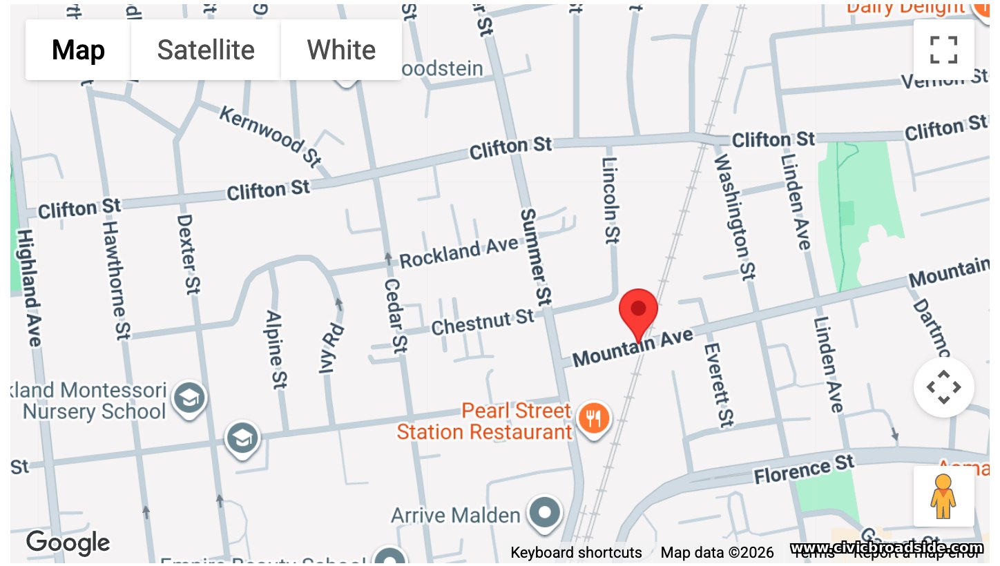 Mountain Ave, map view